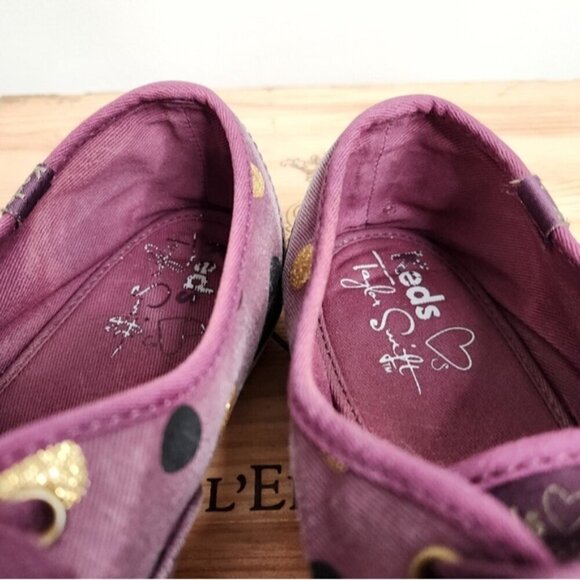 Keds x Taylor Swift Champion Gold  Black Polka Dot Low Top Sneakers Size 7 - Picture 8 of 14